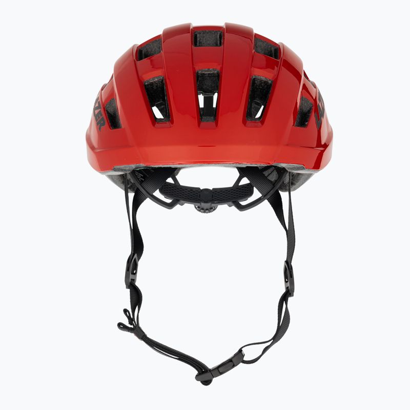 Lazer Tempo KinetiCore red bicycle helmet 2