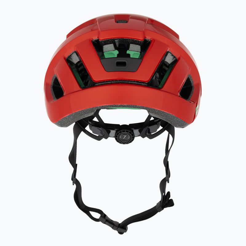 Lazer Tempo KinetiCore red bicycle helmet 3