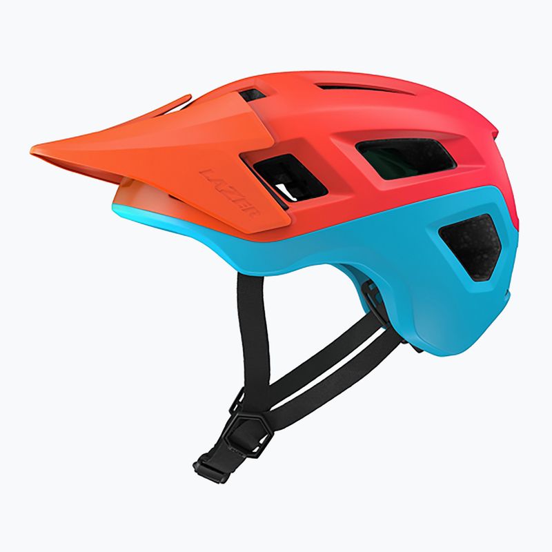Lazer Coyote KinetiCore matte sunset bicycle helmet 2