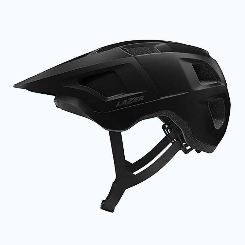 Lazer Lupo KinetiCore matte black bicycle helmet 2