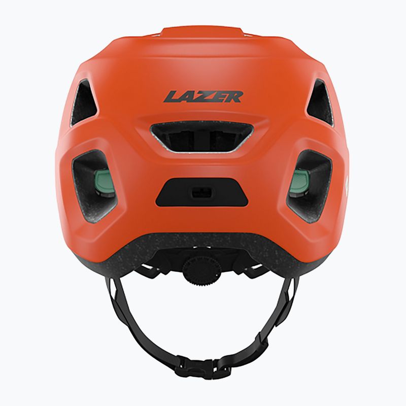 Lazer Lupo KinetiCore flash orange bicycle helmet 4