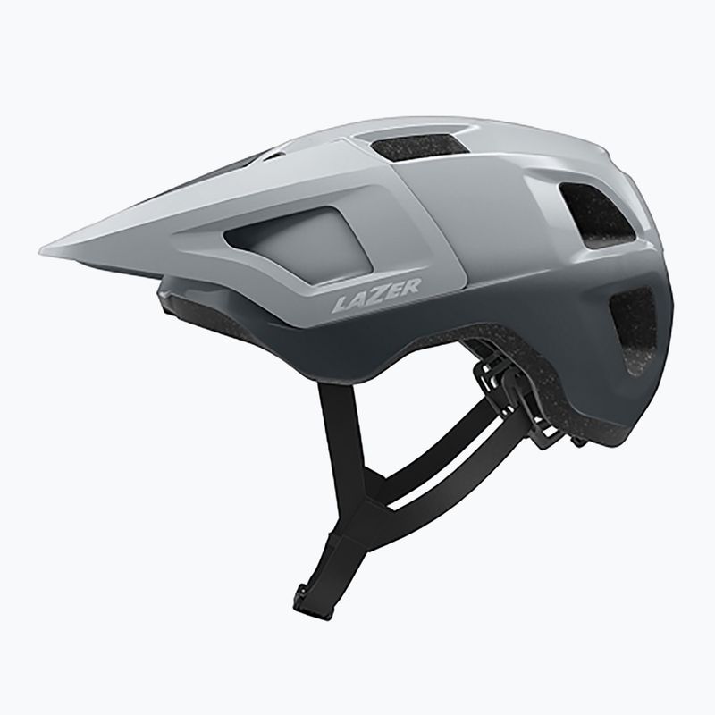 Lazer Lupo KinetiCore ice grey bicycle helmet 2