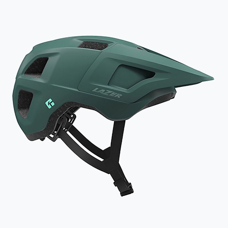 Lazer Lupo KinetiCore sage green bicycle helmet