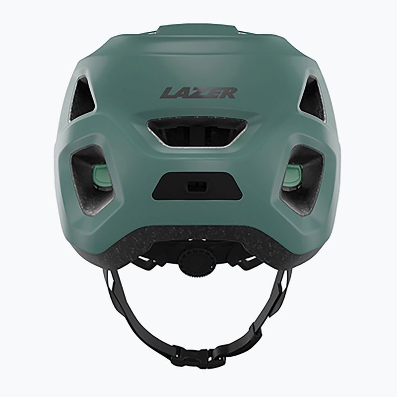 Lazer Lupo KinetiCore sage green bicycle helmet 4