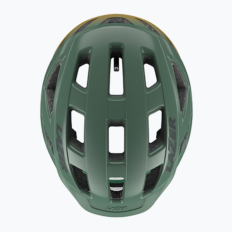 Lazer Cerro KinetiCore bike helmet smoke green 5