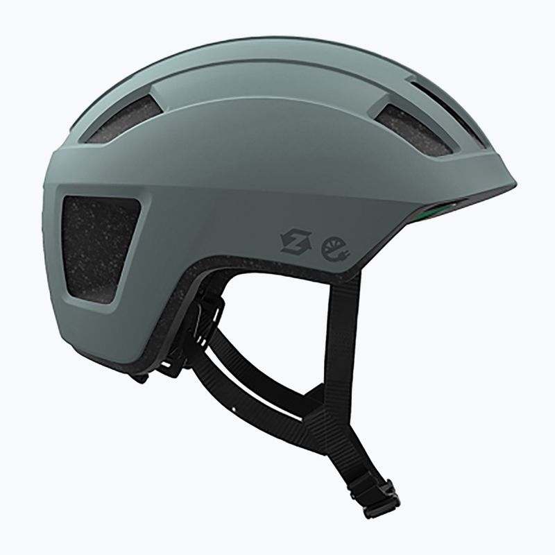 Lazer Verde KinetiCore matte sage green bicycle helmet