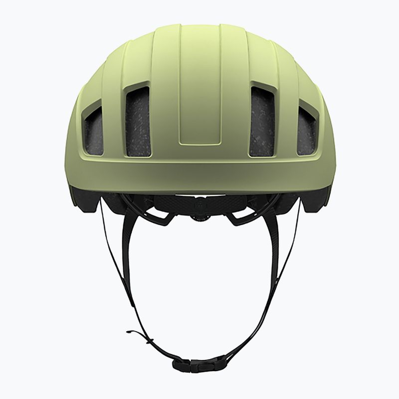 Lazer Verde KinetiCore matte lemongrass bike helmet 3