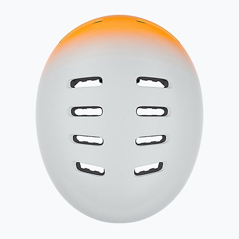 Lazer One+ bicycle helmet silver/orange 5