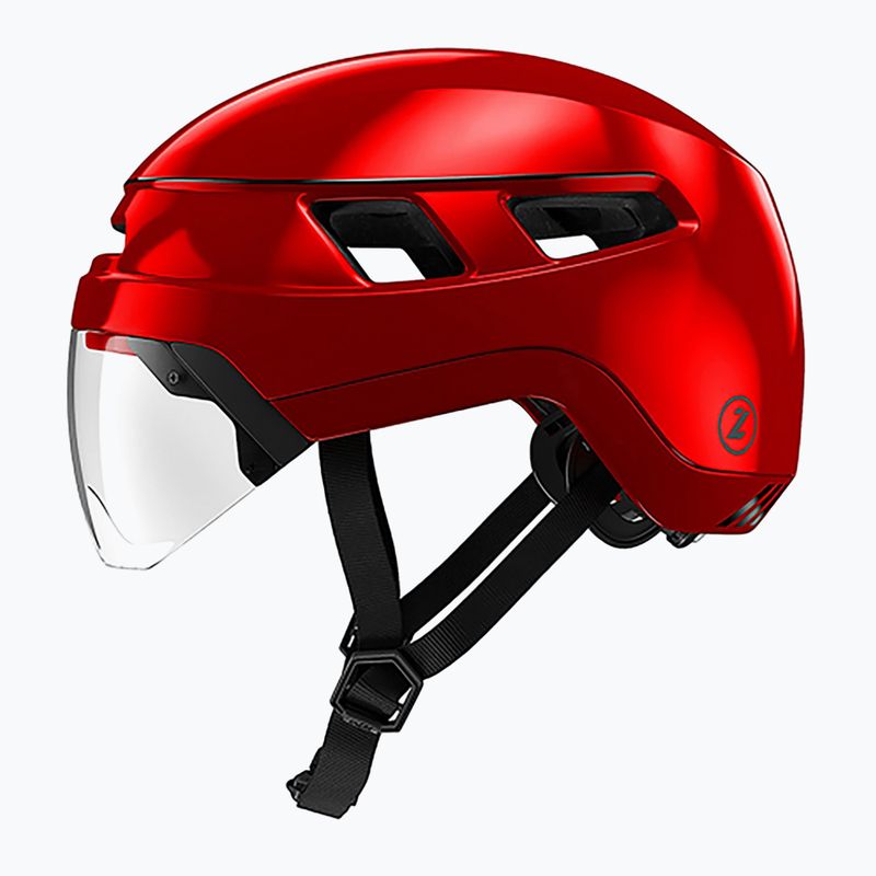 Lazer Urbanize NTA + Led bike helmet metallic red 2