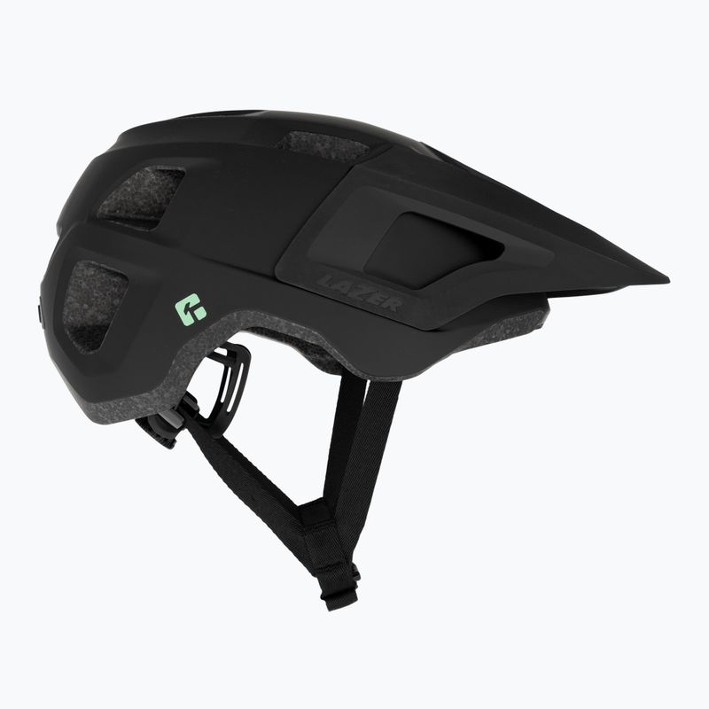 Lazer Finch KinetiCore matte black children's bicycle helmet 4