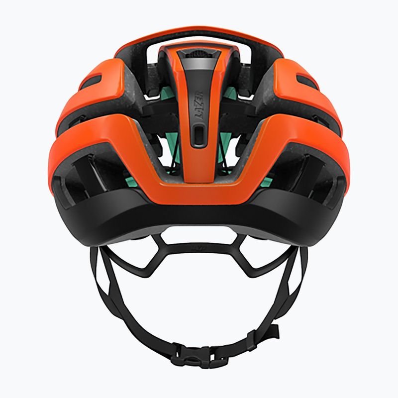 Lazer Z1 KinetiCore flash orange bicycle helmet 4