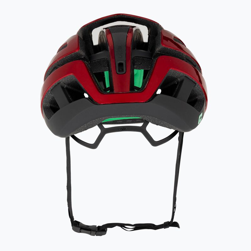 Lazer Z1 KinetiCore metallic red bicycle helmet 3