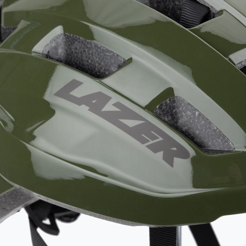 Bike helmet Lazer Tempo KinetiCore pine green 7