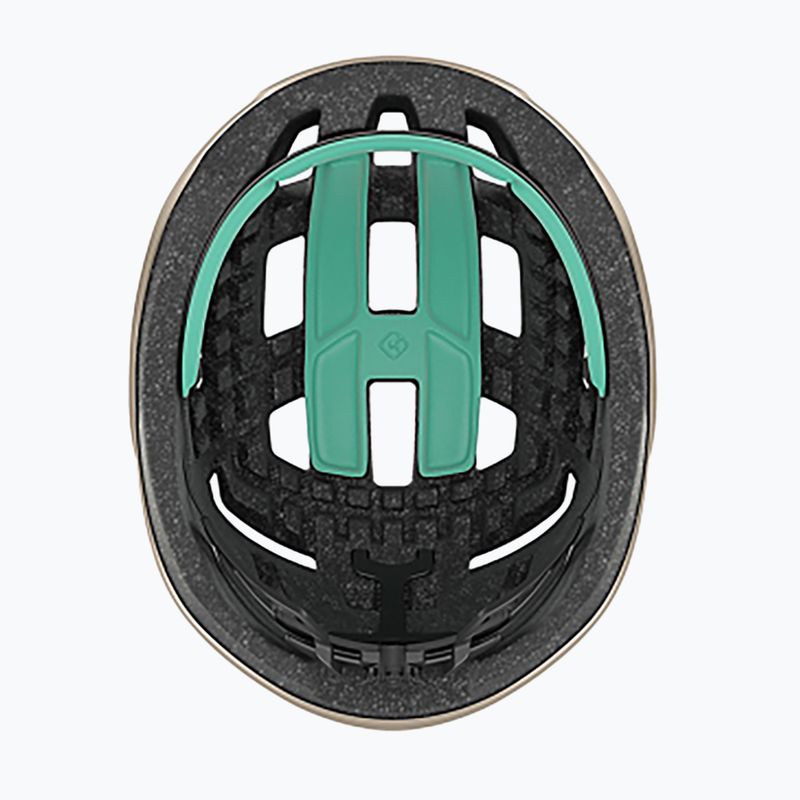 Bicycle helmet Lazer Tempo KinetiCore latte 6