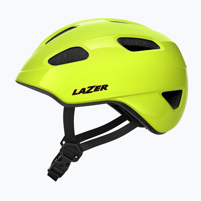 Lazer Nutz 2.0 KinetiCore flash yellow children's bike helmet 2