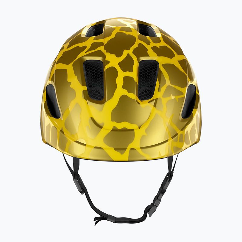 Lazer Pnut 2.0 KinetiCore golder giraffe children's bike helmet 3