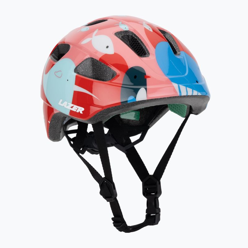 Children's bike helmet Lazer Pnut 2.0 KinetiCore ocean life