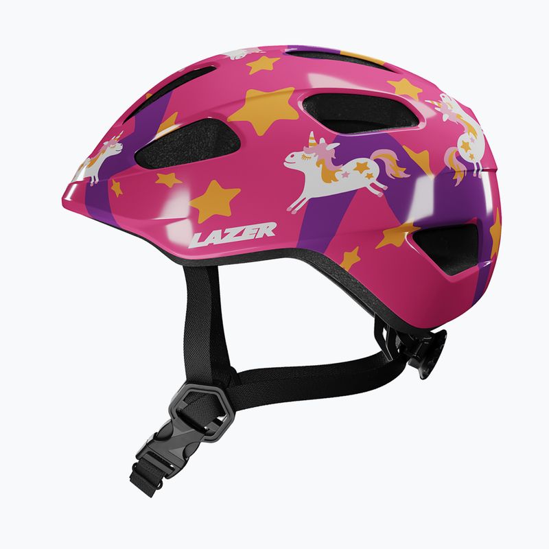 Children's bicycle helmet Lazer Pnut 2.0 KinetiCore purple pony 3