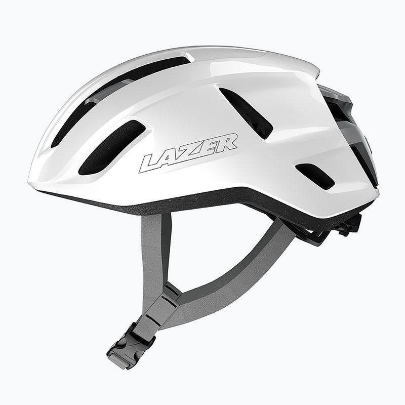 Bike helmet Lazer Sphere KinetiCore white/silver 2