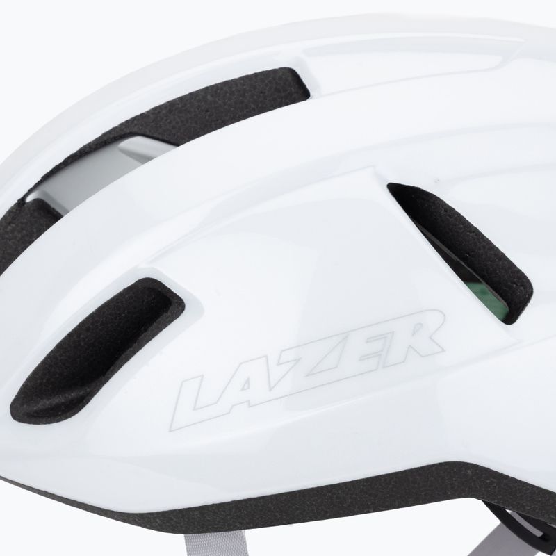 Bike helmet Lazer Sphere KinetiCore white/silver 7