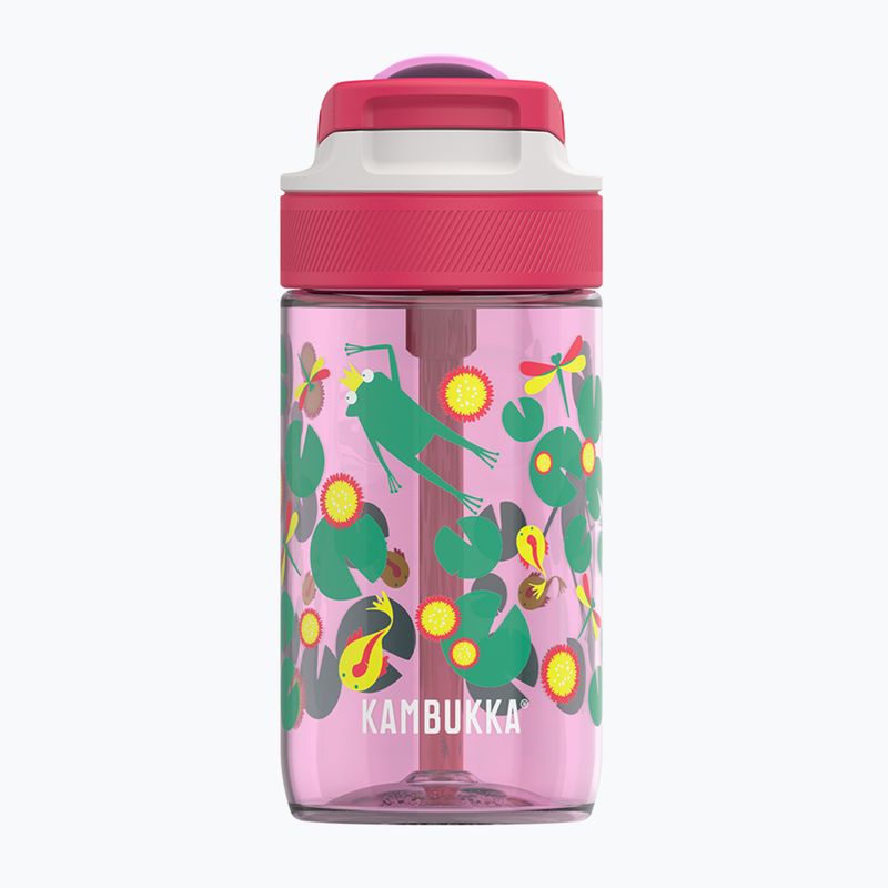 Kambukka Lagoon pink and green children's travel bottle 11-04032