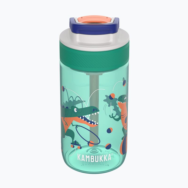 Kambukka Lagoon 400 ml travel bottle juggling dino