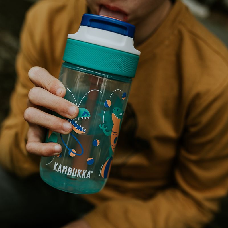 Kambukka Lagoon 400 ml travel bottle juggling dino 9