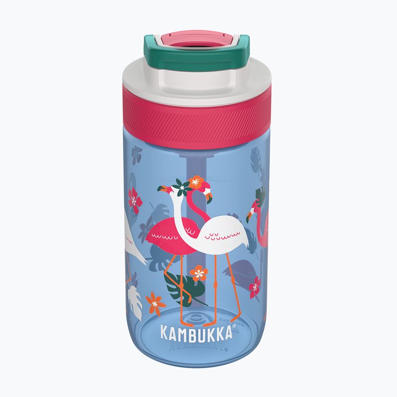 Kambukka Lagoon 400 ml travel bottle blue flamingo 4