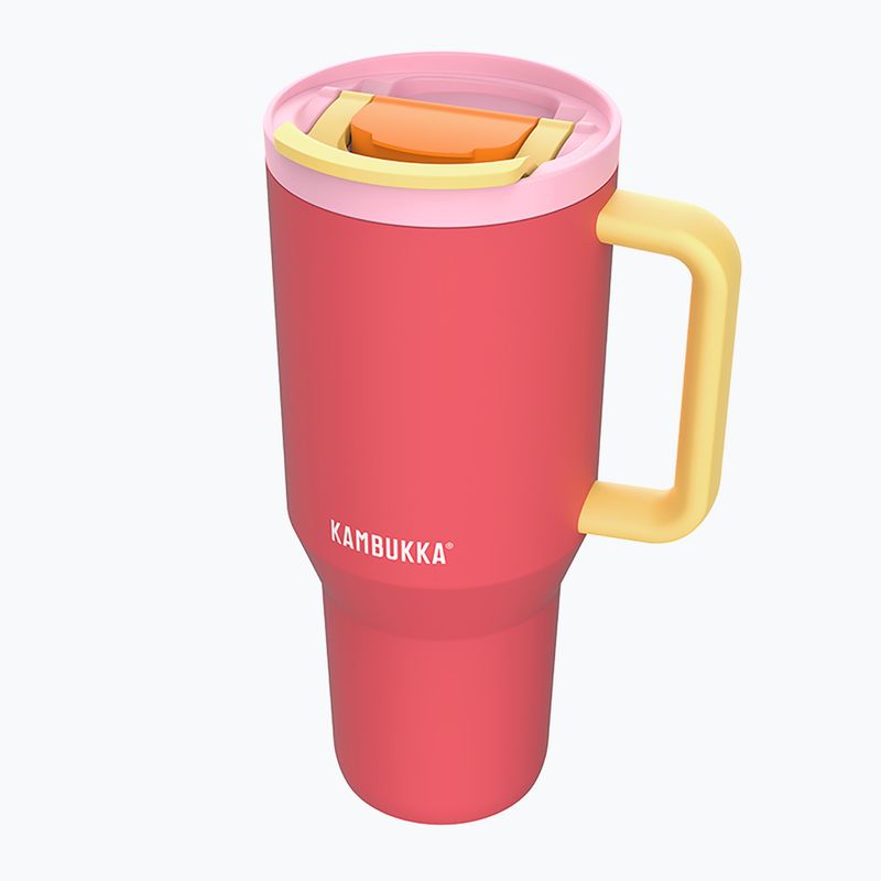 Kambukka Rio 950 ml pink papaya thermal mug 4