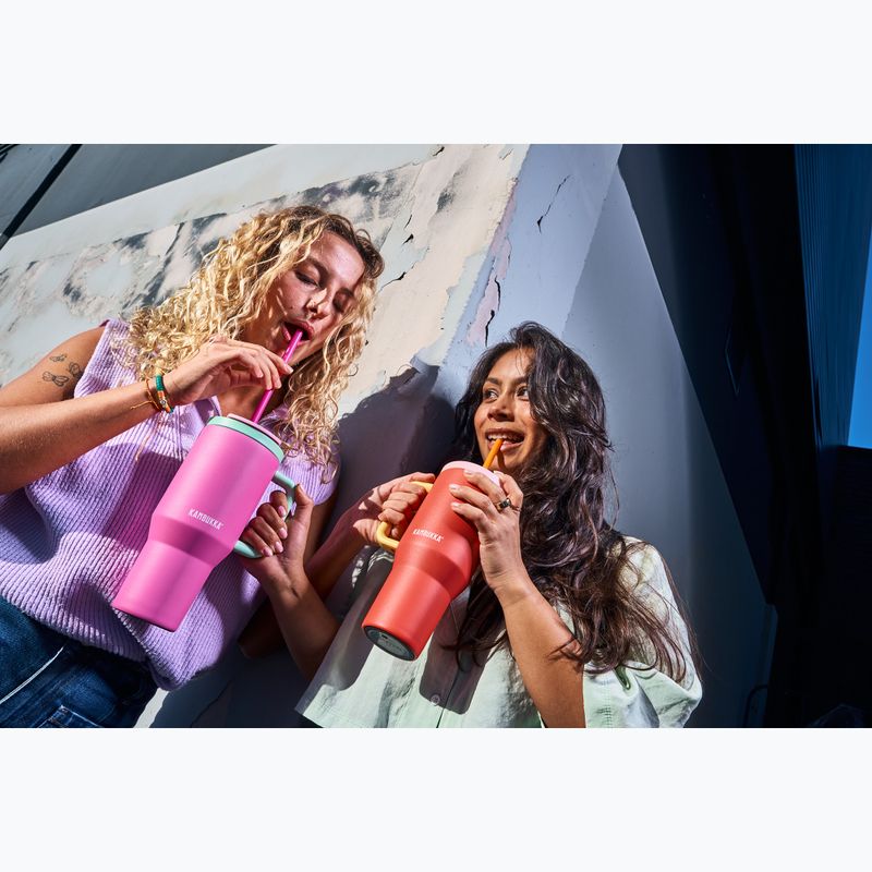 Kambukka Rio 950 ml pink papaya thermal mug 13