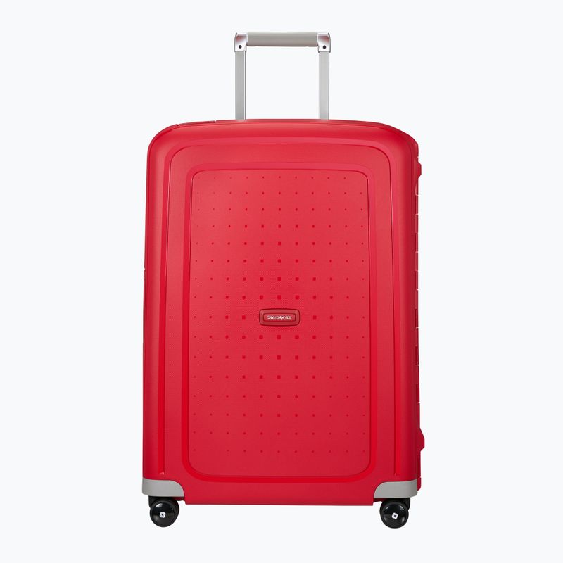 Samsonite S'cure Spinner 79 l crimson red travel case