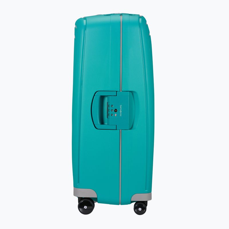 Samsonite S'cure Spinner 102 l aqua blue travel case 4