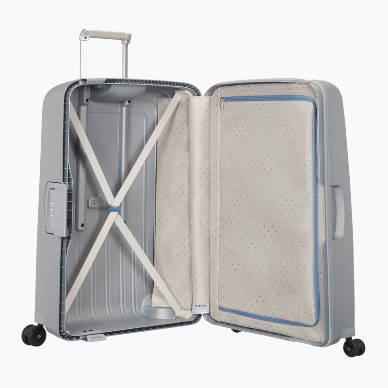 Samsonite S'cure Spinner 102 l silver travel case 5