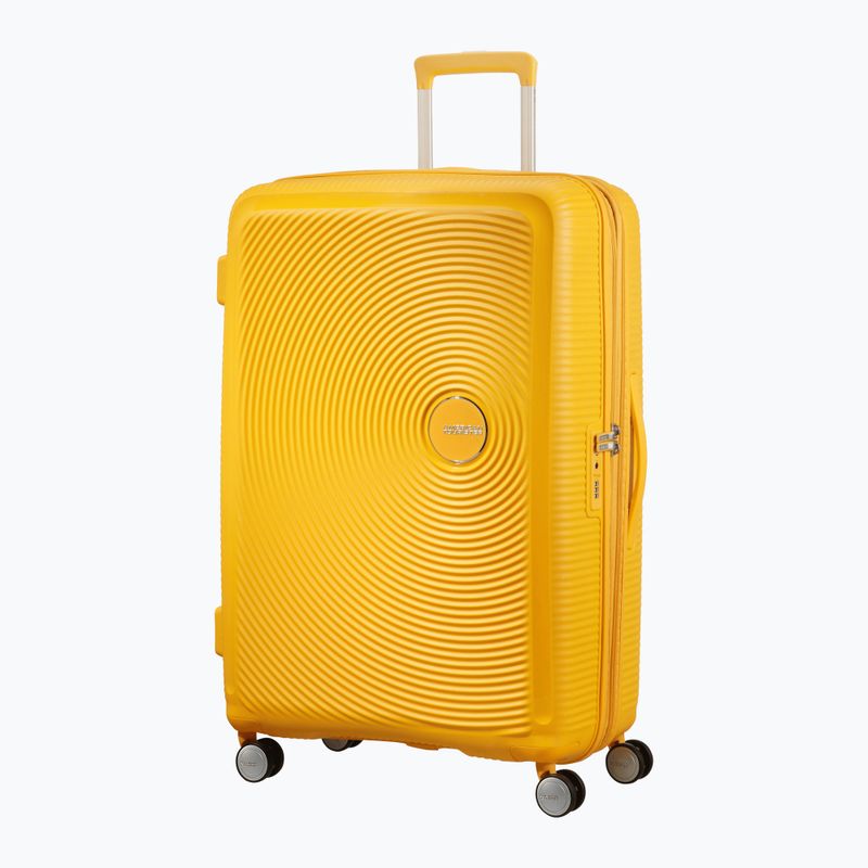Cabin suitcase American Tourister Soundbox 77 110 l golden yellow 3