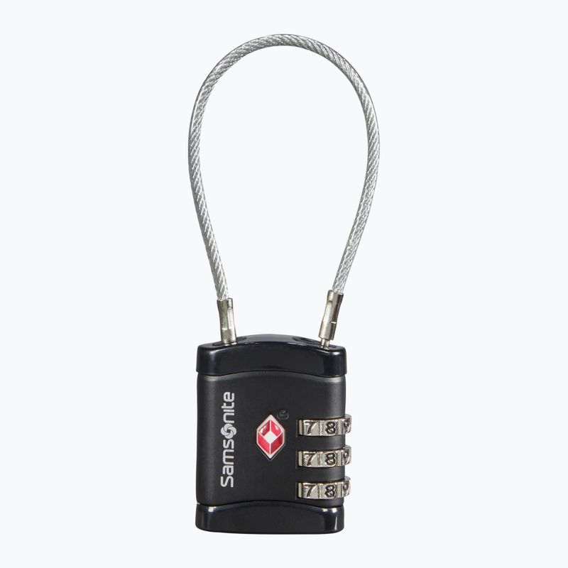 Samsonite Cablelock 3 Dial Tsa padlock black