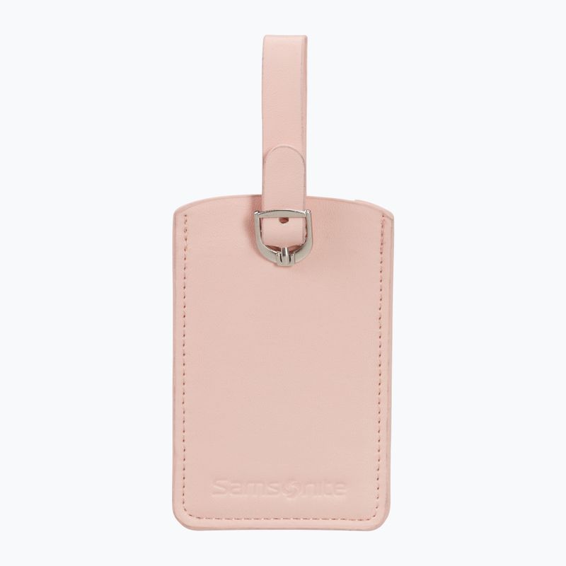 Samsonite Rectangle Luggage Tag X2 pale rose pink