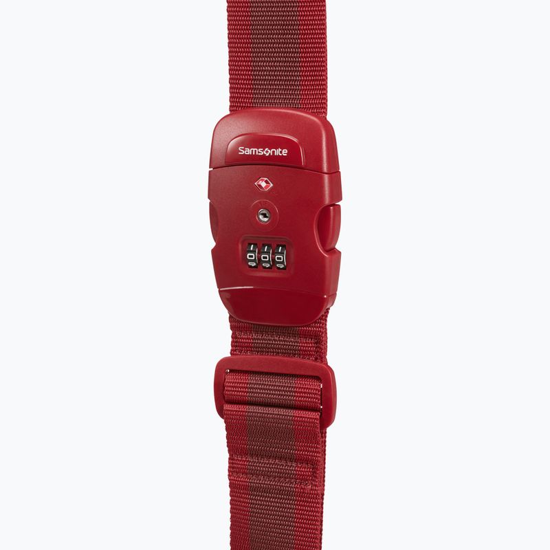 Samsonite Luggage Strap/Tsa Lock red