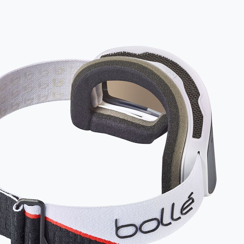 Bollé Nevada race white matte/black chrome ski goggles 2