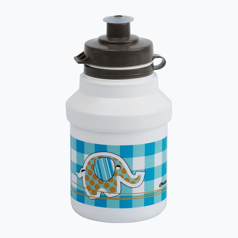 Polisport Elephant 350 ml Junior bicycle bottle + basket white/multicolour 2