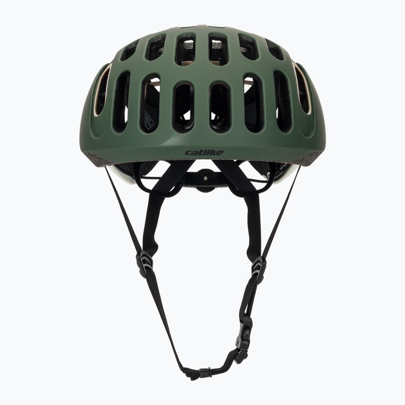 MTB bike helmet Catlike Whisper II green forest/white matte 2