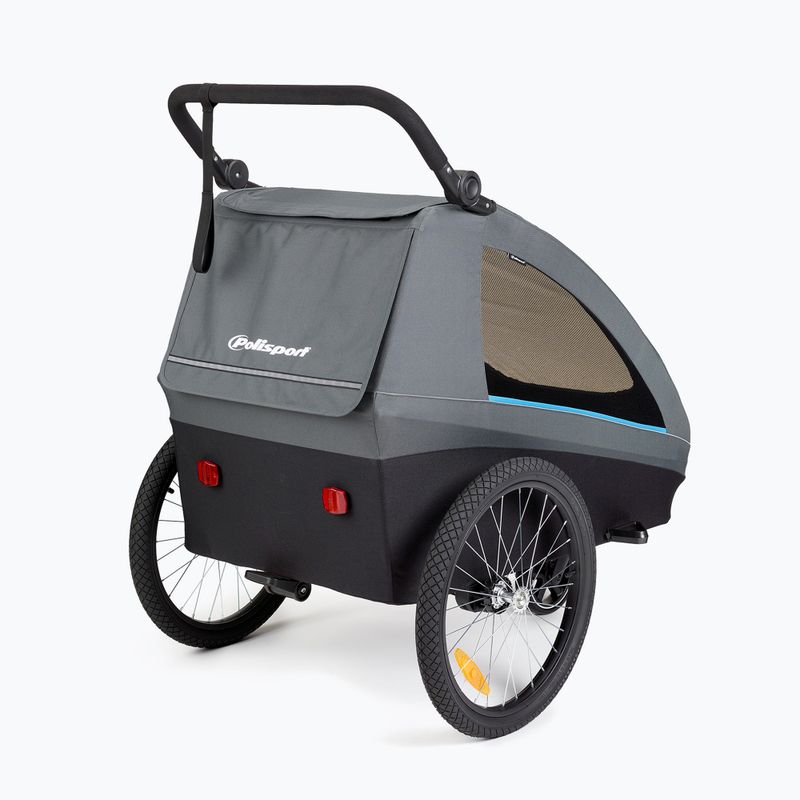 Bike trailer Polisport Kids Trailer&Stroller black/grey 2