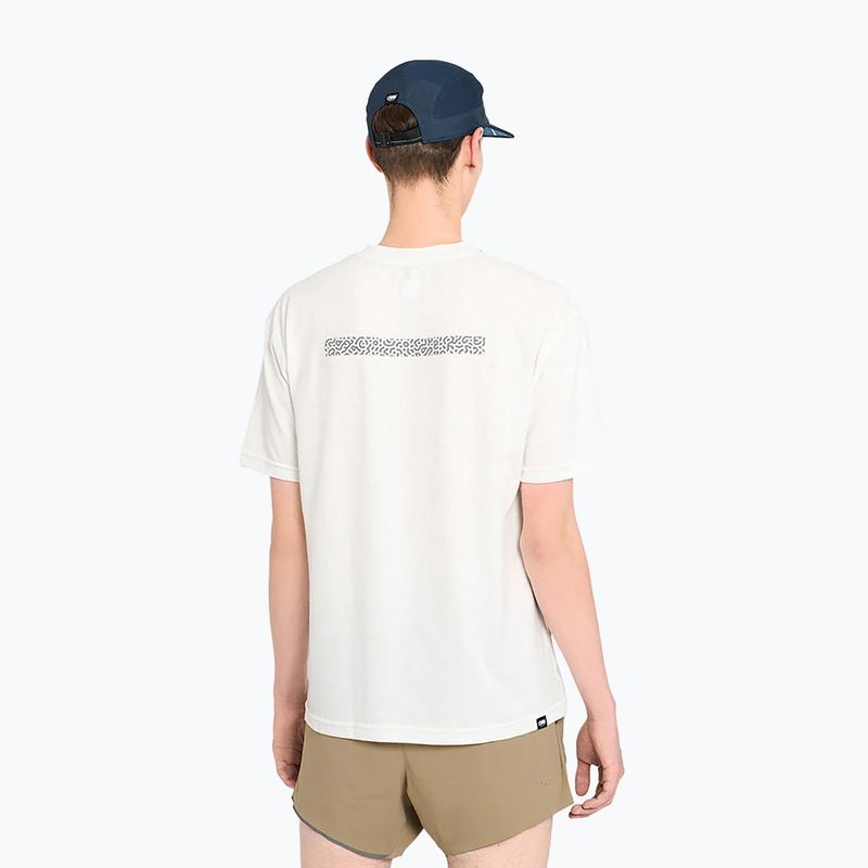 Men's running T-shirt Ciele Athletics NSP HV ''C" off white 2