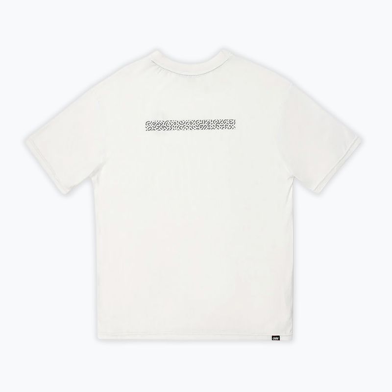 Men's running T-shirt Ciele Athletics NSP HV ''C" off white 4