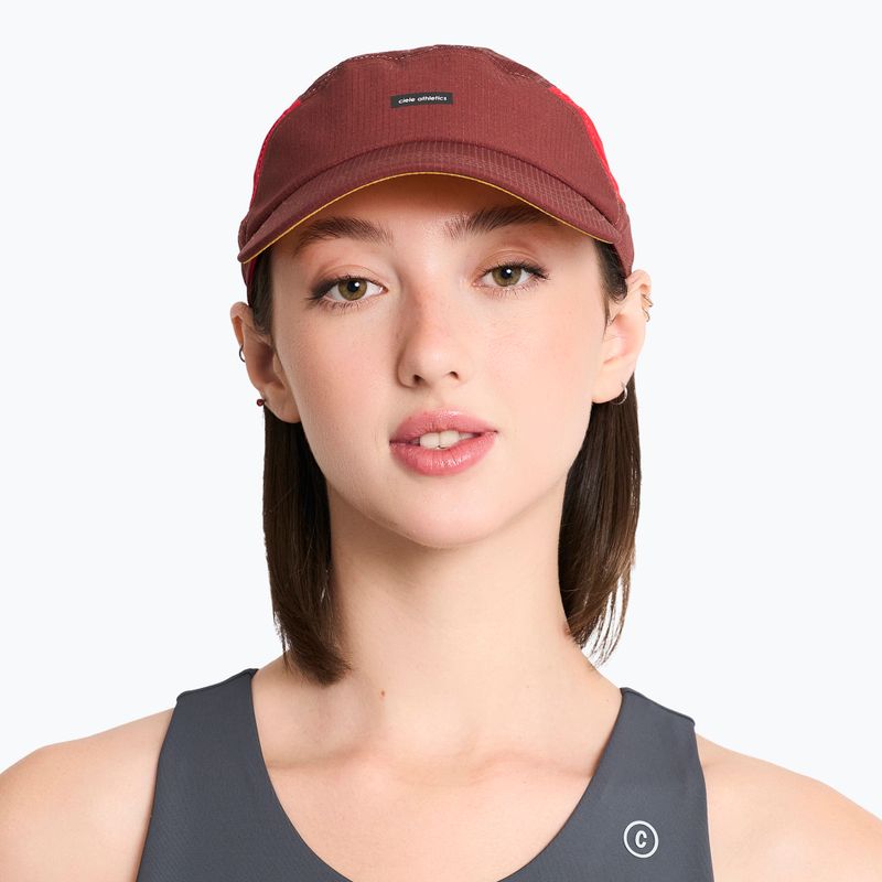 Baseball cap Ciele Athletics GOCap Field IconicBar SL andorra/red 4