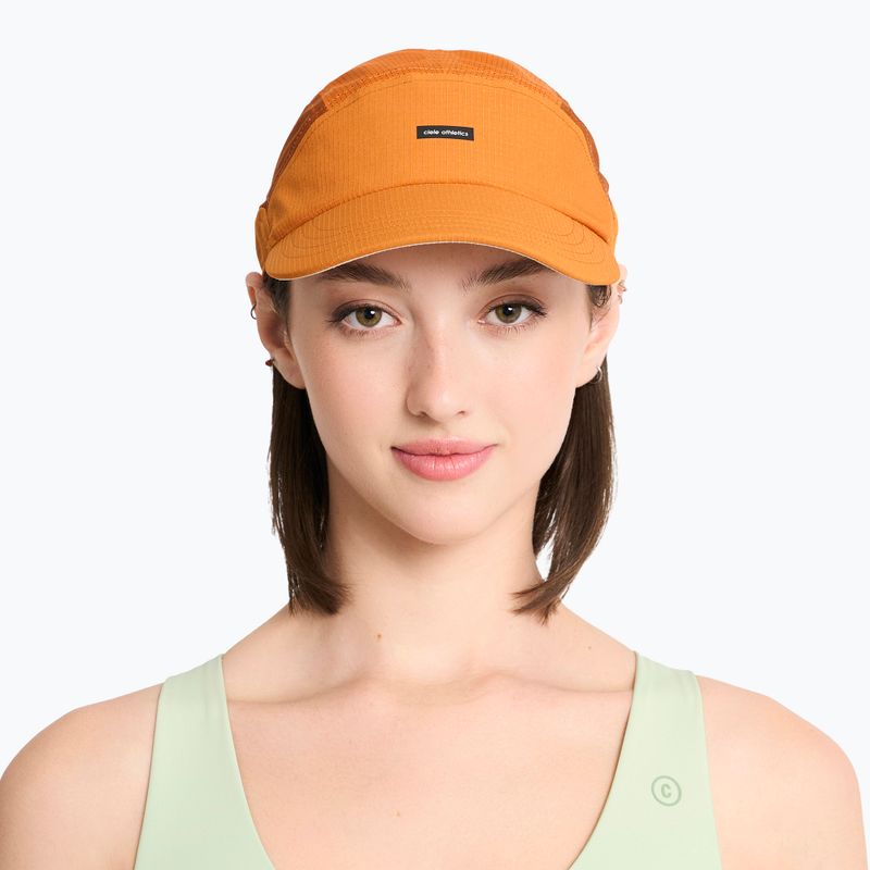 Baseball cap Ciele Athletics GOCap Field IconicBar SL sunset/ginger bread 4