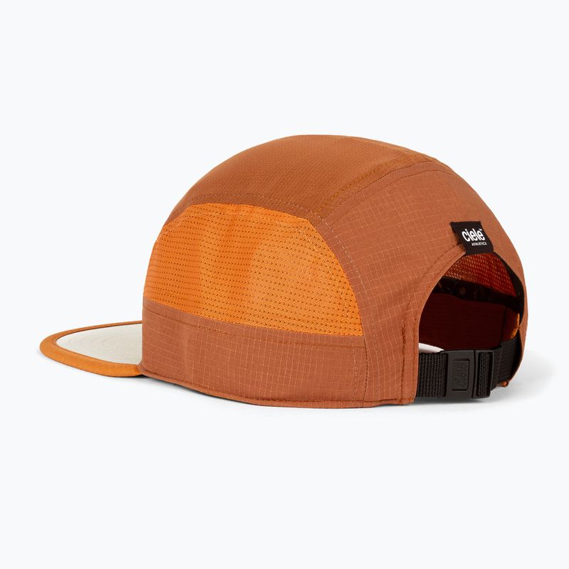 Baseball cap Ciele Athletics GOCap Field Iconic Bar ginger bread/sunset 2