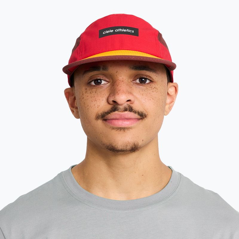 Baseball cap Ciele Athletics GOCap Field Iconic Bar red/andorra 4