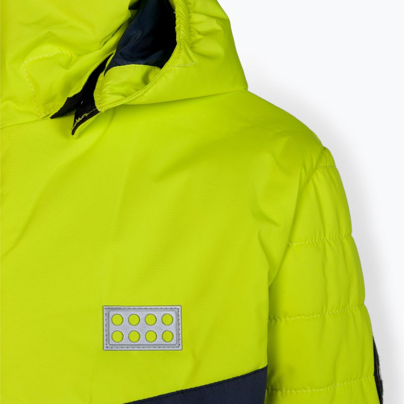 Children's ski jacket LEGO Lwjipe 708 yellow 11010262 4