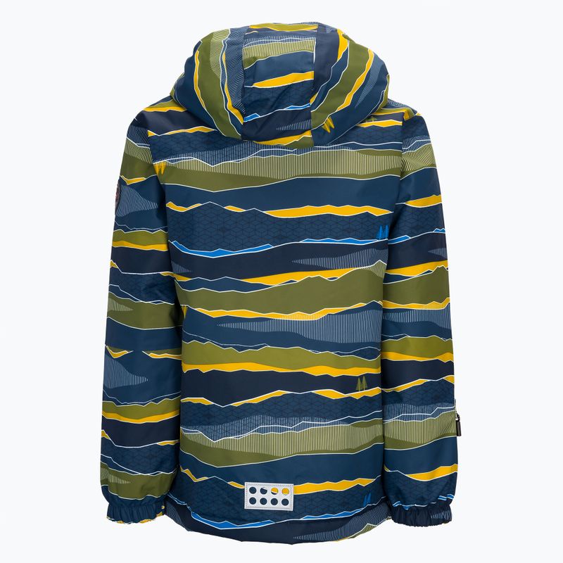 Children's ski jacket LEGO Lwjebel 727 green 11010206 2