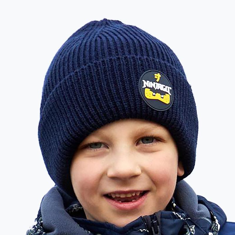 LEGO Lwasmus children's ski cap dark navy 9